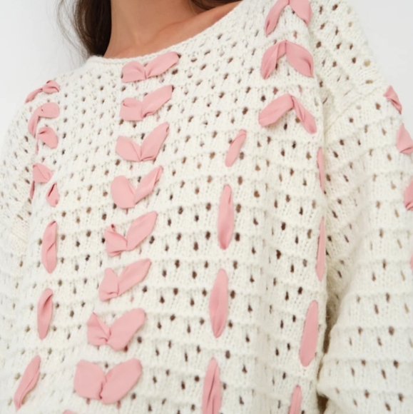 For Love and Lemons Laurel Oversized Sweater - Picture 3 of 10